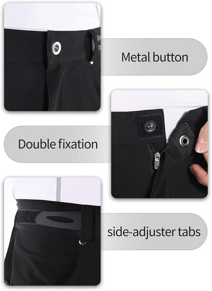BERGRISAR Men's Cycling Shorts Mountain Bike Shorts Bicycle Shorts Biking Shorts Zipper Pockets 1806BG